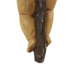 Vintage Massief Houten Engel Cherubijn Beeld Handbeschilderd 49cm thumbnail 6