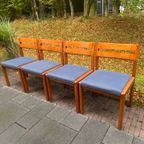 Set Van 4 Scandinavian Style Eetkamerstoelen thumbnail 9