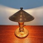 Art Deco Messing Lamp, Jaren 20-30 thumbnail 4