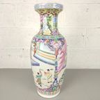 Grote Vintage Chinese Vaas (62Cm) thumbnail 4