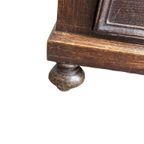 Vintage Bureau / Antieke Massief Bureau Met Lades thumbnail 5
