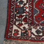 Subtiel Vintage Oosters Vloerkleed Met Onder Andere Rode En Grijze Kleuren 186x119cm thumbnail 4