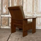 Vintage Kratstoel, Stoel. Design Rietveld. Amsterdamse School. thumbnail 7