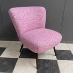 Pink Cocktail Chair 1960S Mcm thumbnail 6