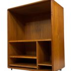 Vintage Dyrlund Tv Audio Meubel Lp Kast Teak Design thumbnail 6