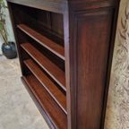 Klassieke Donkere Lage Boekenkast, Sidetable, Wandconsole thumbnail 5