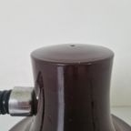 Grote Vintage Donker Paarse Space Ace Bureau Lamp. thumbnail 13