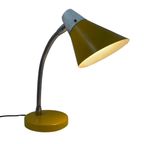 Vintage - Table/Desk Lamp - Original - Yellow And White - Gooseneck thumbnail 2