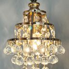 4 Beschikbaar ! Gemerkte Swarvski Hanglampen Vintage Kristal thumbnail 14
