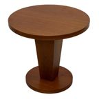 Vintage Bijzettafel Art Deco Stijl Jaren 80 Hout Taletje thumbnail 18