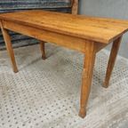 Oude Tafel Eettafel Sidetable Beukenhout 65 X 140 Cm thumbnail 12