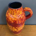 Ceramic Flame Vase By Scheurich Germany Model 420-37 thumbnail 3