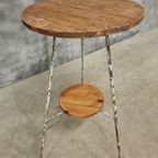 Oude Plantentafel Sidetable Statafel 105 Cm Hoog thumbnail 13