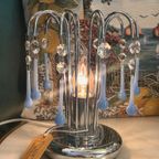 2 Beschikbaar ! Murano Opaline Vintage Teardrop Tafellampjes Lampen thumbnail 6