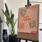 Keith Haring (1958-1990), Grace House Mural, Exibition Poster, Printed In 2022 thumbnail 2