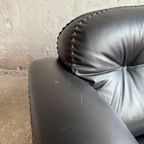 De Sede Ds-101 Black Leather Lounge Chair thumbnail 5