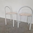 Postmoderne Italiaanse Design Stoelen Vintage Memphis. thumbnail 4
