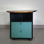 Giorgetti Set 1990 By Umberto Asnago Bed Sidetables / Sidetables / Sideboard With Drawers. thumbnail 27