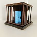 Miniatuur Antieke Boekenkast/Boekenmolen Circa 1900 thumbnail 9