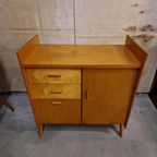 50's Vintage Commode Berkenhout Kast Dressoir Jaren 50 thumbnail 8