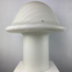 Enormous White Glass Peill And Putzler Mushroom Table Lamp Xxl 1970 thumbnail 9