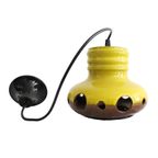 Keramiek Lamp In Geel Herda, Jaren '60/'70. thumbnail 4