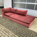 4x6 sofa - X2 Modulaire Bank Wijnrood Velours thumbnail 4