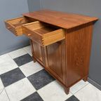 Teak Hallway Cabinet 2 Doors 2 Drawers 1980S. thumbnail 5