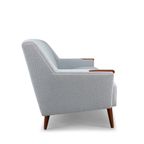 Deens Design Licht Blauw Sofa By Dux Opnieuw Gestoffeerd Met Kvadrat, 1960S thumbnail 5