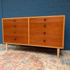 Vintage Dubbele Ladekast, Borge Mogensen, Deens Design thumbnail 7