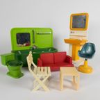 Vintage Fleur - Otto Simon - Mattel - Cindy - Plastic Meubeltjes - 1970'S thumbnail 5