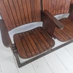Jaren 30 Art Deco Cinema Bioscoop Stoelen Bankje thumbnail 10