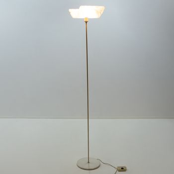 Italian Modern Floor Lamp From 1960’S With Sculptural Murano Glass Shade