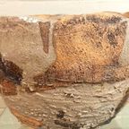 Grote Handgemaakt Keramische Wabi Sabi Schaal / Pot thumbnail 16