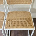 2 Witte Cesca Stoelen Marcel Breuer thumbnail 4