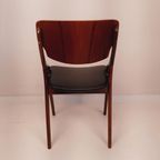 Arne Hovmand Olsen Stoel | Deens Design 1960S | Mid-Century | Teak Hout | Volledig Gerestaureerd thumbnail 7