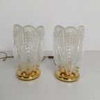 Italian Murano Glass Petali Table Lamp, 1970S thumbnail 3