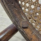 Antieke Art Nouveau Weense Jakob En Josef Kohn Stoel (thonet Stijl) Antique Webbing Chair thumbnail 21