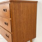 Scandinavisch Vintage Teak Fineren Ladekast Selfors thumbnail 2