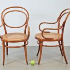 2 Art Nouveau Deco Stoel Jacob & Josef Kohn Wien Thonet 20E thumbnail 6