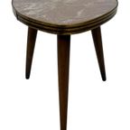 Vintage Plantentafeltje Bijzettafel Driepoot Jaren 60 Design thumbnail 8