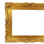 Bladgoud Vergulde Lijst Kader Barok Stijl Klassiek 34x28cm thumbnail 2