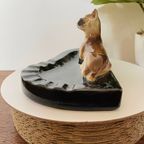 Boxer Hond Asbak - Art Deco - Terracotta thumbnail 2