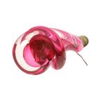 Roze Kristallen Tafellamp Val Saint Lambert Swirl Sixties thumbnail 7