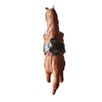 Groot Vintage Steigerend Paard Van Leer thumbnail 11