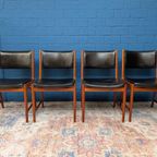 4x Deens Design Stoelen, Søren Willadsen, Midcentury thumbnail 14