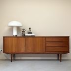 Vintage Houten Dressoir / Sideboard Met 2 Deurtjes En 3 Lades thumbnail 12