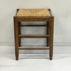 Eiken/Biezen Kruk Vintage J`70 Riet thumbnail 5