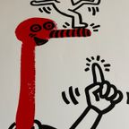 Keith Haring (1958-1990), Original 1991 Exhibition Poster thumbnail 2