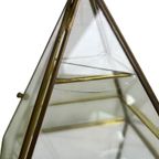 Vintage Mini Serre / Vitrine / Etagere In Piramide Vorm thumbnail 3